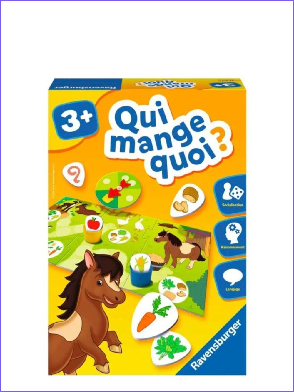 Ravensburger Game Jeu Qui Mange Quoi? (Who eats what?) French New In Box